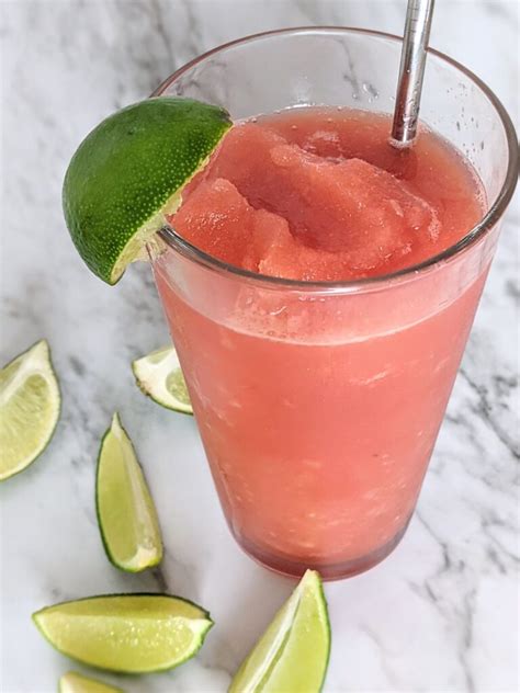 Watermelon Lime Slushie Aip Paleo Vegan Gluten Free Dairy Free