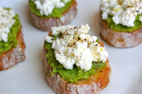 Pea Pesto Crostini Recipe On Food52