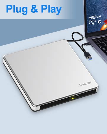 Amazon Guamar External CD DVD Drive USB 3 0 Type C CD DVD ROM