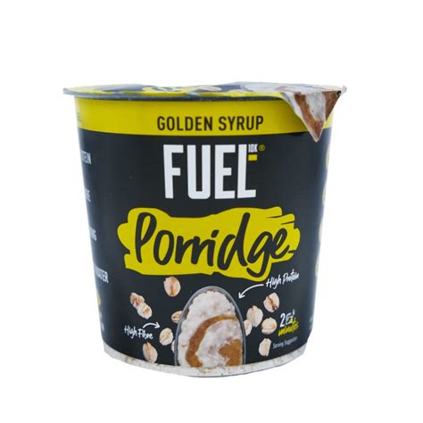 Alosraonline Fuel 10k Porridge Pot Golden Syrup 70g