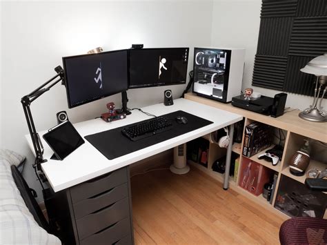 My recently updated PC build and Workstation | Home office setup ...