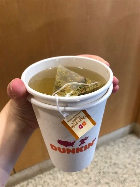 Review Dunkin Hot Teas Tea Things