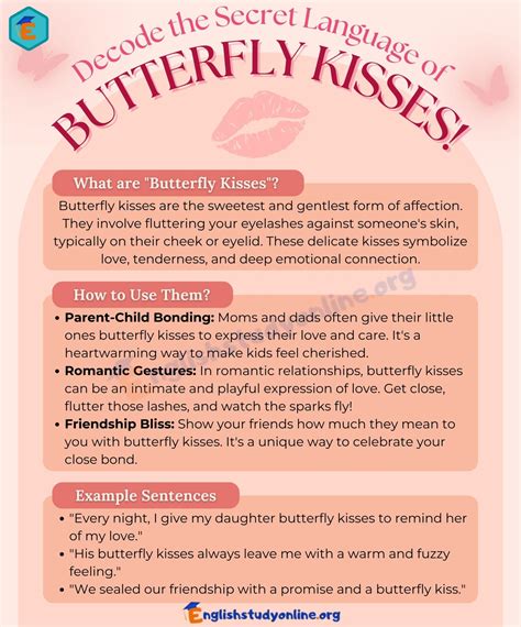 Butterfly Kisses Meaning: What Does It Mean? - English Study Online