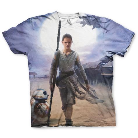 Star Wars Rey Allover Printed T Shirt Star Wars