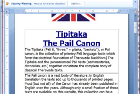 give you Tipitaka The Pali Canon fulltext in English and German version