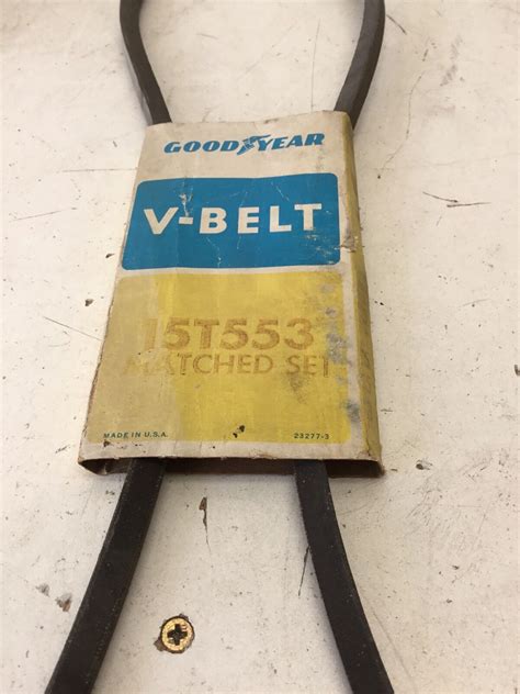 Goodyear 15t553 Accessory Drive V Belt Only 1 Belt Ebay