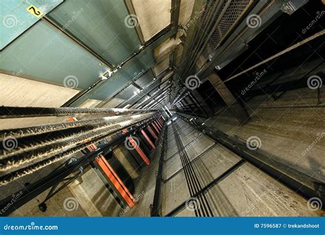 Elevator Shaft Royalty Free Stock Photography Image 7596587