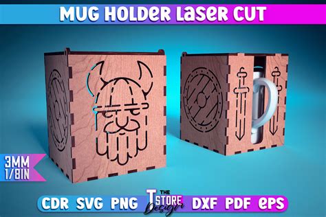 Mug Holder Laser Cut Svg Mug Laser Cut Graphic By The T Store Design