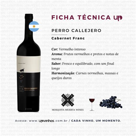 Perro Callejero Cabernet Franc 750ml UpVinhos Acesse E Confira