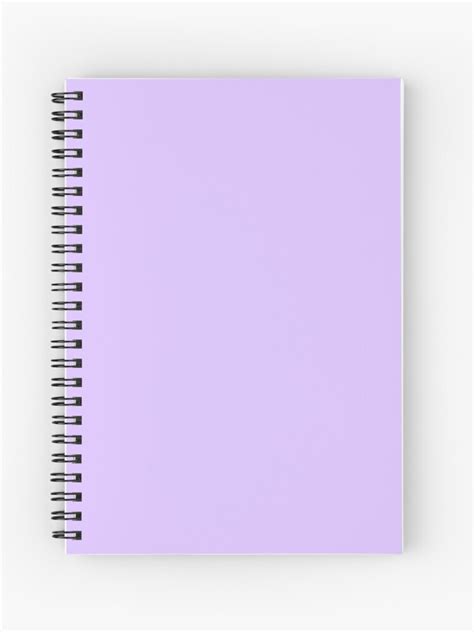 Retro Pastel Purple Spiral Notebook For Sale By Moonshine Paradise