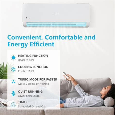 Winado Air Conditioners Triple Zone 27000 Btu 19 Seer Ductless Mini