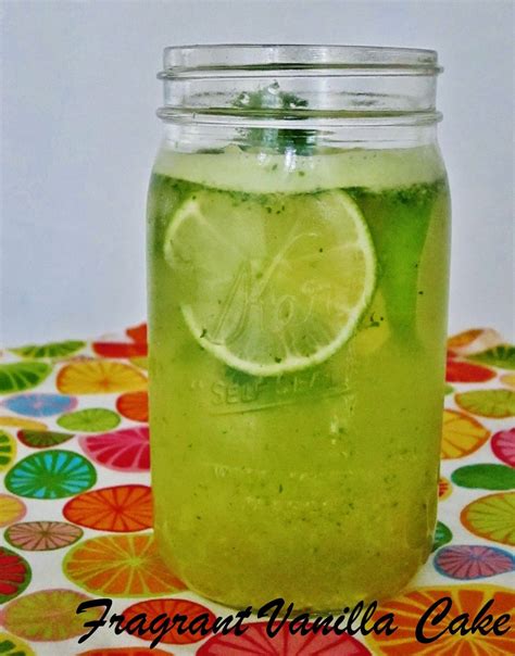 Fragrant Vanilla Cake Pineapple Ginger Cilantro Limeade Limeade