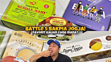 Bakpia Mana Yang Paling Enak Battle Bakpia Jogja Youtube