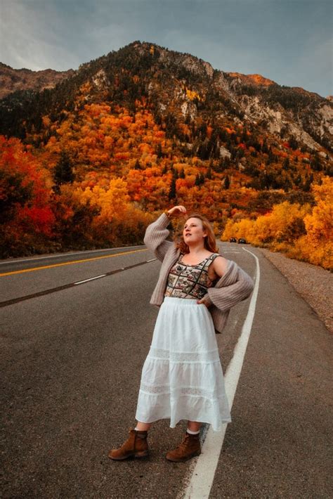 All The Outfits I Wore In Utah On My Fall Foliage Trip