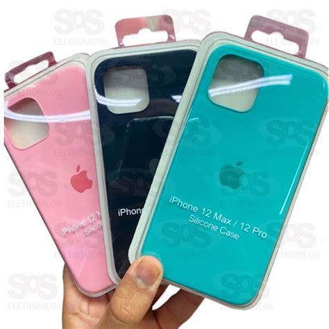 Case Aveludada Blister Iphone Pro Cores Variadas