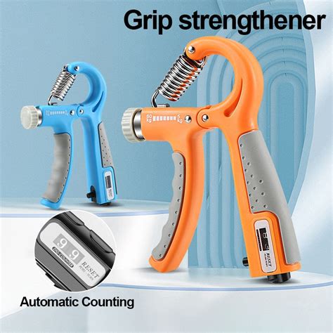 Hand Gripper 5 60Kg Handle Grip Countable R Shape Adjustable Grip