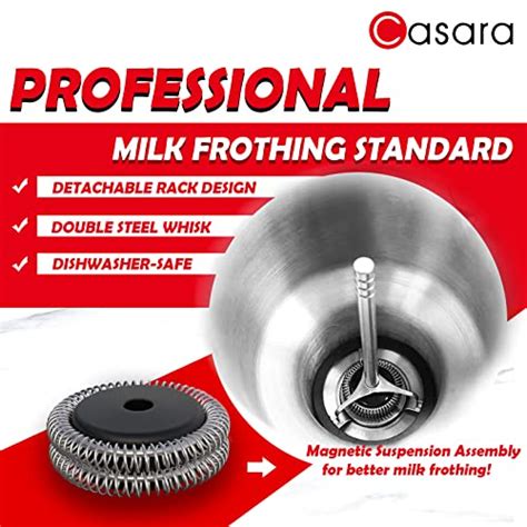 Casara Milk Frother And Steamer Machine Warm And Cold Milk Foamer