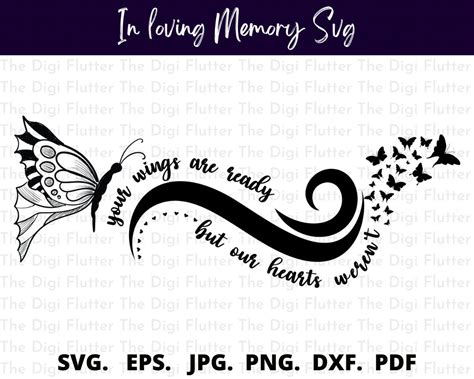 Memory Cricut Png, in Loving Memory Svg, in Loving Memory Png, Memory ...