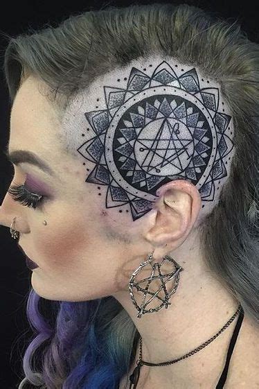 Incredible Head Tattoos For Females Head Tattoos Tattoos Body