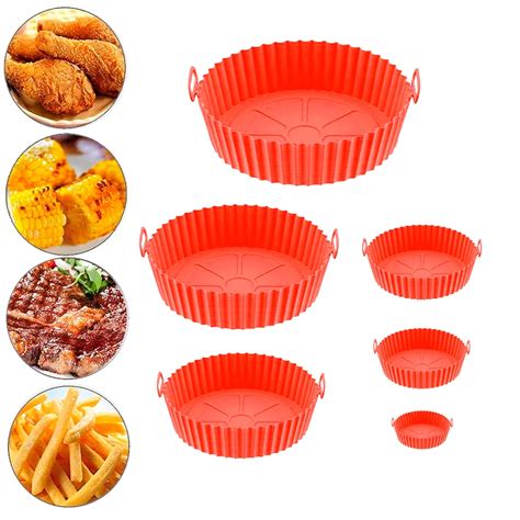 Kit Formas Silicone Para Airfryer Cores Sortidas Shopee Brasil