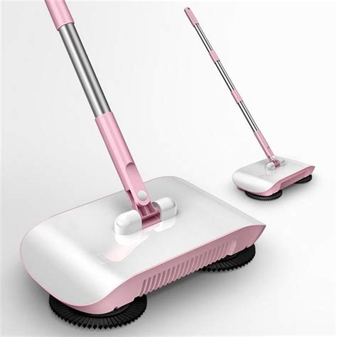 Lizheee Hand Push Sweeper Home Sweeping Mopping Machine Vacuum Cleaner Outdoor Shower Enclosure ...