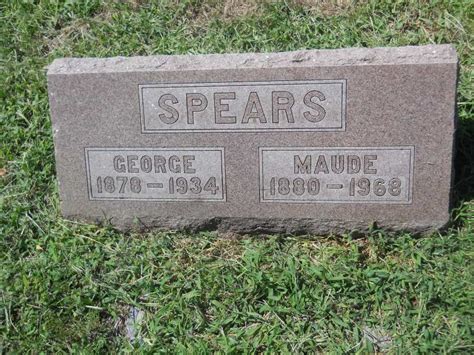 Maude Cleatus De Masters Spears 1880 1968 Memorial Find A Grave