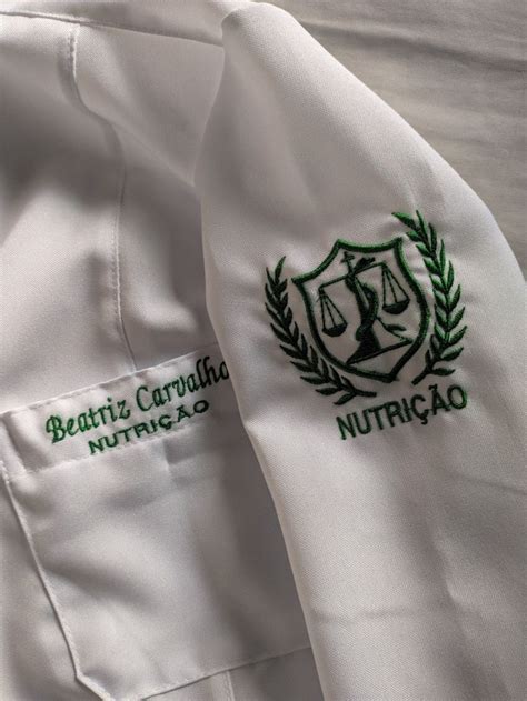 Jaleco nutrição em 2024 Jaleco nutrição Tecnico em nutrição