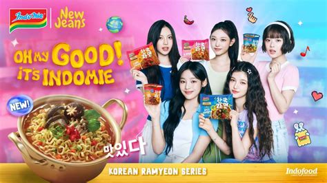 Newjeans Brand Ambassador Indomie Korean Ramyeon Series