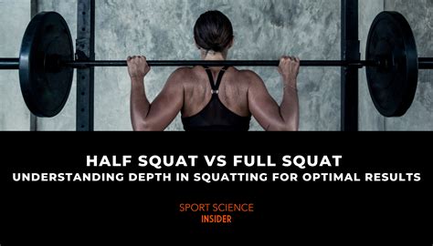 Half Squat Vs Full Squat Understanding Depth In Squatting For Optimal