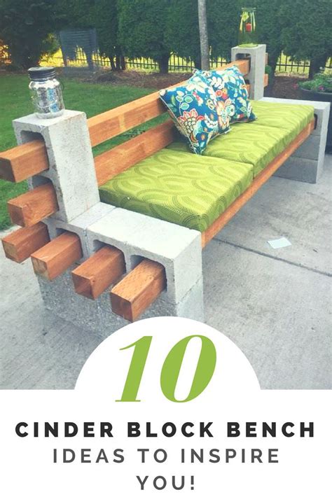 How To Make A Cinder Block Bench Cinder Block Furniture Cinder Block