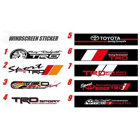 Sticker Trd Toyota Ubicaciondepersonascdmxgobmx