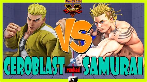 Sfv Ce Ceroblast Ken Vs Luke Samurai Masterztv Youtube