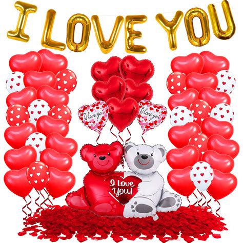 Buy Katchon I Love You Balloons Set Large Pack Of Pack Of