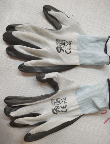 Plain Brown Cut Resistant Pvc Coated Commercial Hand Gloves