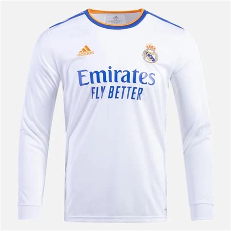 G Nstige Fu Balltrikots Real Madrid Heim Trikot Home Langarm