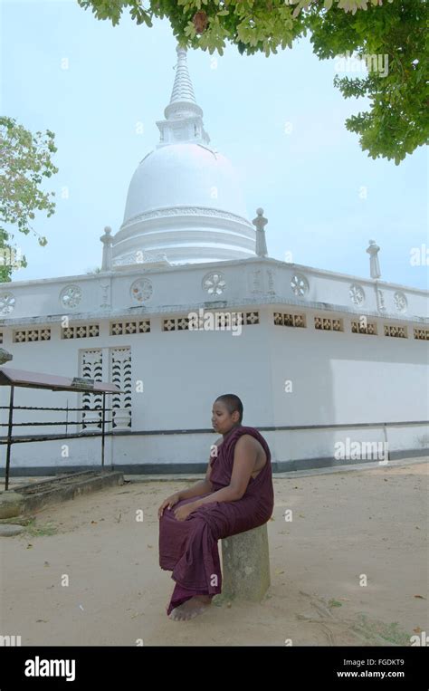 Young Monk In A Temple Kumara Kanda Kumara Maha Viharaya Or Kumara Maha