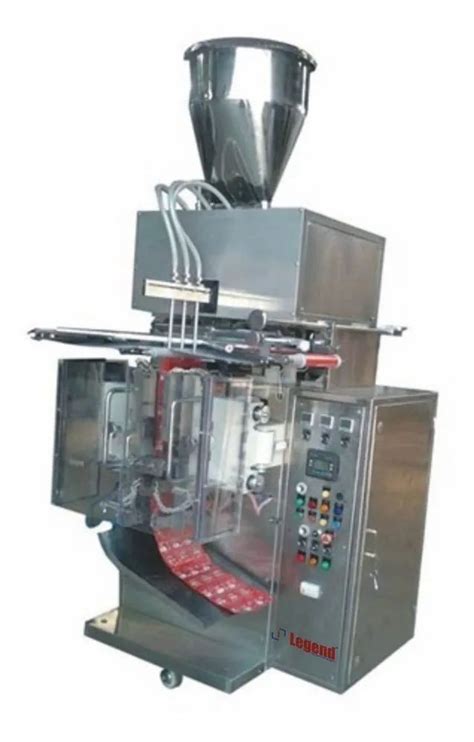 Automatic Pouch Packing Machines For Powder Liquid Pouch Capacity