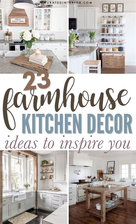 23 Modern Farmhouse Kitchen Decor Ideas