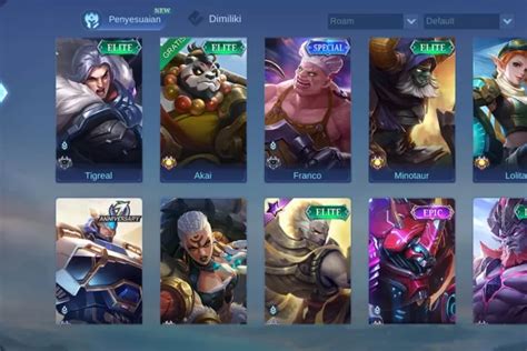 Tier List Hero Roamer Mobile Legends Meta Terbaru Februari 2024 Wajib