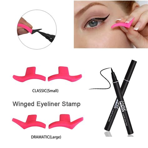 Classic Winged Eyeliner Stamp Dramatic Eyeliner Stencil Make Up