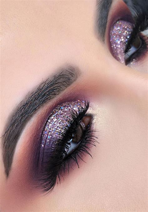 Gorgeous Eyeshadow Looks The Best Eye Makeup Trends Shimmery Purple