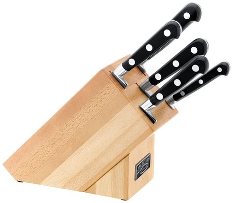 Sabatier Stellar Is Range Piece Knife Block Set Wood At Barnitts