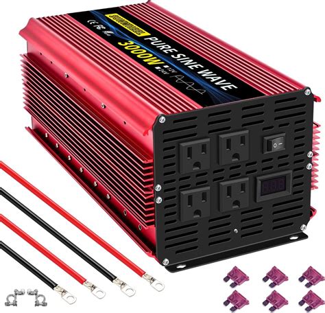 Amazon Sunwheel Watt Pure Sine Wave Power Inverter Dc V To