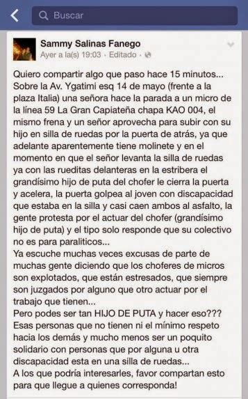 Noticias Destacadas Del Paraguay Cruel Maltrato En Colectivo