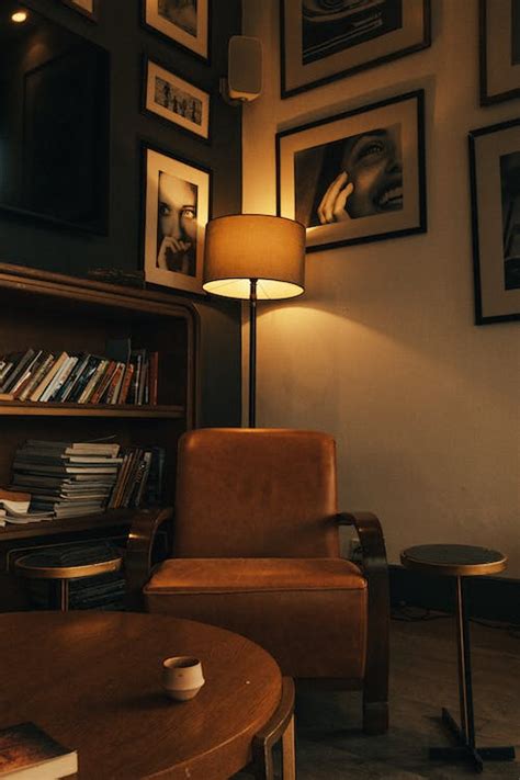 Brown Sofa Chair Beside Lamp · Free Stock Photo