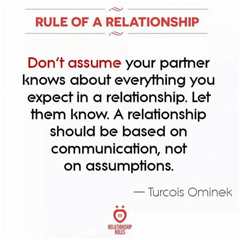 Assumptions Kill A Relationship Relationship Rules Relationship Ask Believe Receive