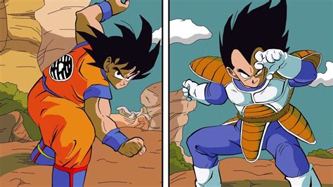 Dragon Ball Z La Rivalidad Entre Goku Y Vegeta Estaba Marcada Por El