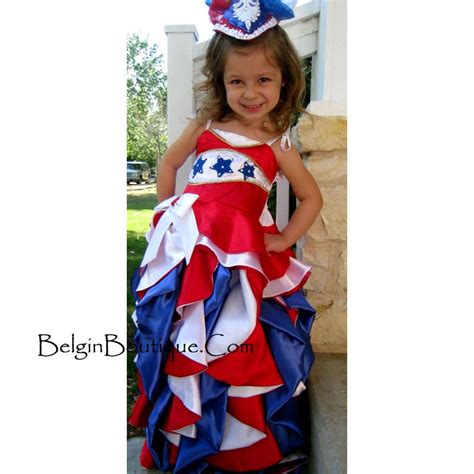 Pageant Patriotic Pageant Outfits Pageant Wear Girls Pageant Dresses