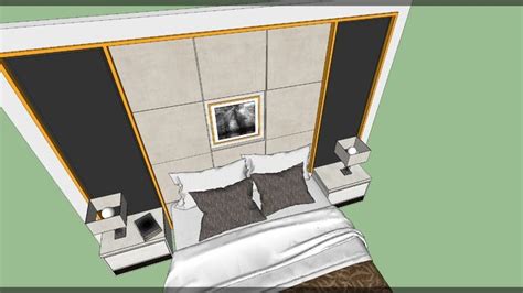 Bedroom 3d Model Sketchup - Home Design Ideas