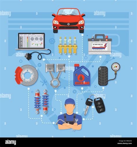 Car Service Infographics Stock Vector Image And Art Alamy